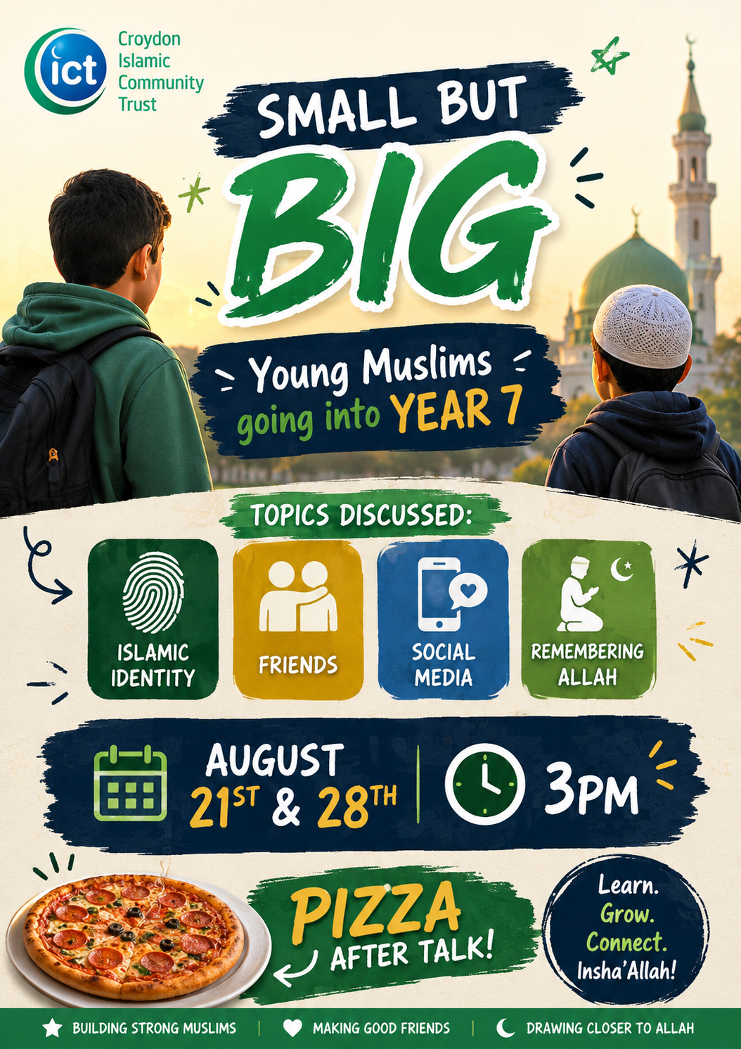 Small But BIG – Supporting Young Muslims Entering Year 7